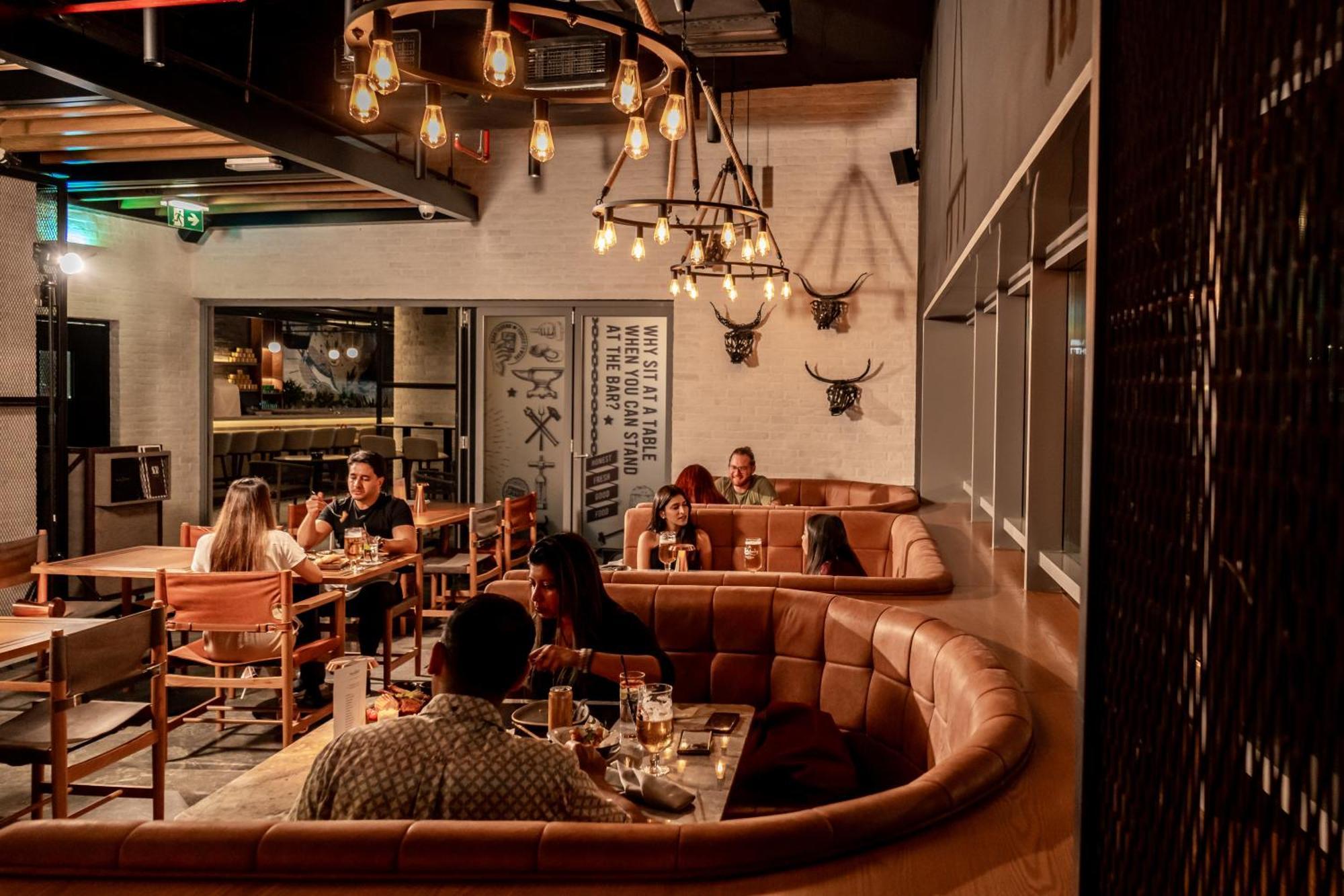The First Collection Dubai Business Bay Hotel Exterior photo The interior of the bar